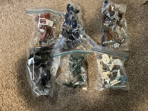 Lego Bionicle Toa Hordika Set of 6 -8736, 8737, 8738, 8739, 8740, 8741