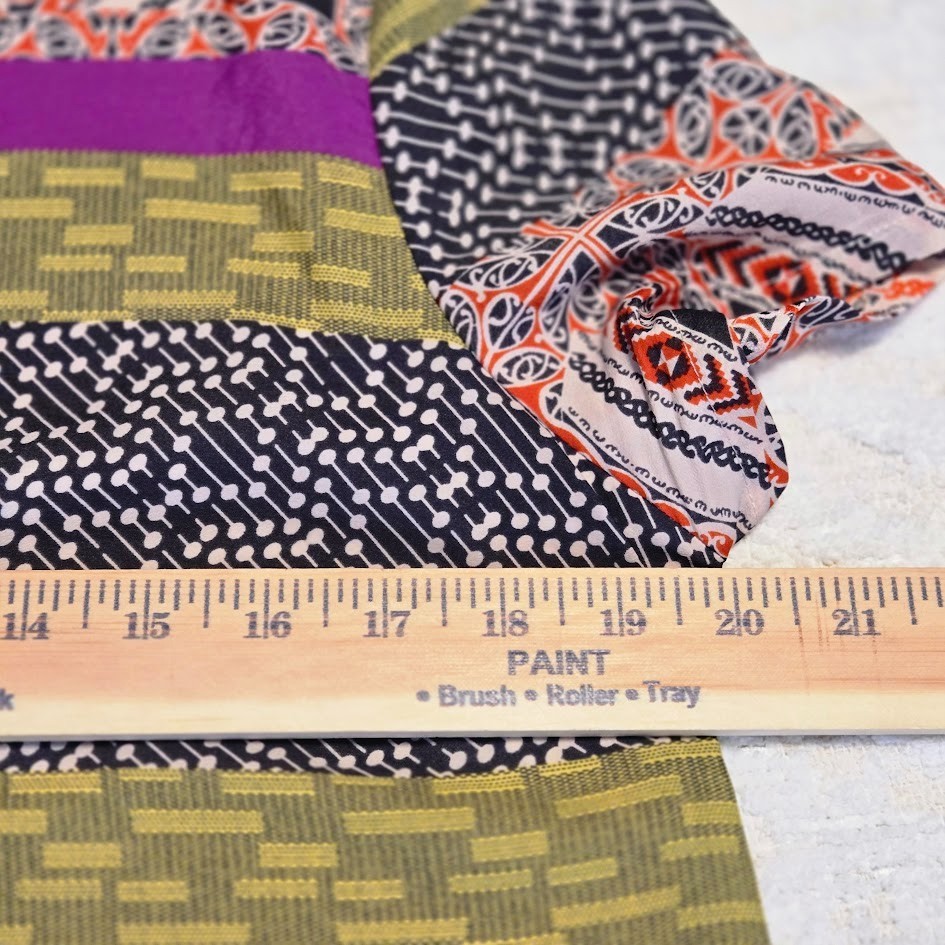 Made for Impulse Patchwork Stripe Shift Dress Geo… - image 8