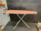 VTG Childs Toy Pink Metal Ironing Board  & Sm. Wolverine Toy Mid Cent Free Ship