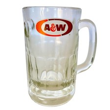 Vintage AW A&W Root Beer  Mug 6 Tall Dimple S...