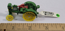 Waterloo Boy with Tag Red John Deere Green Farm Tractor Ertl Rare Vintage