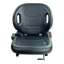 E-53710-U2231-71 DirectFit™ Black Vinyl Non-Suspension Seat for Toyota Forklift
