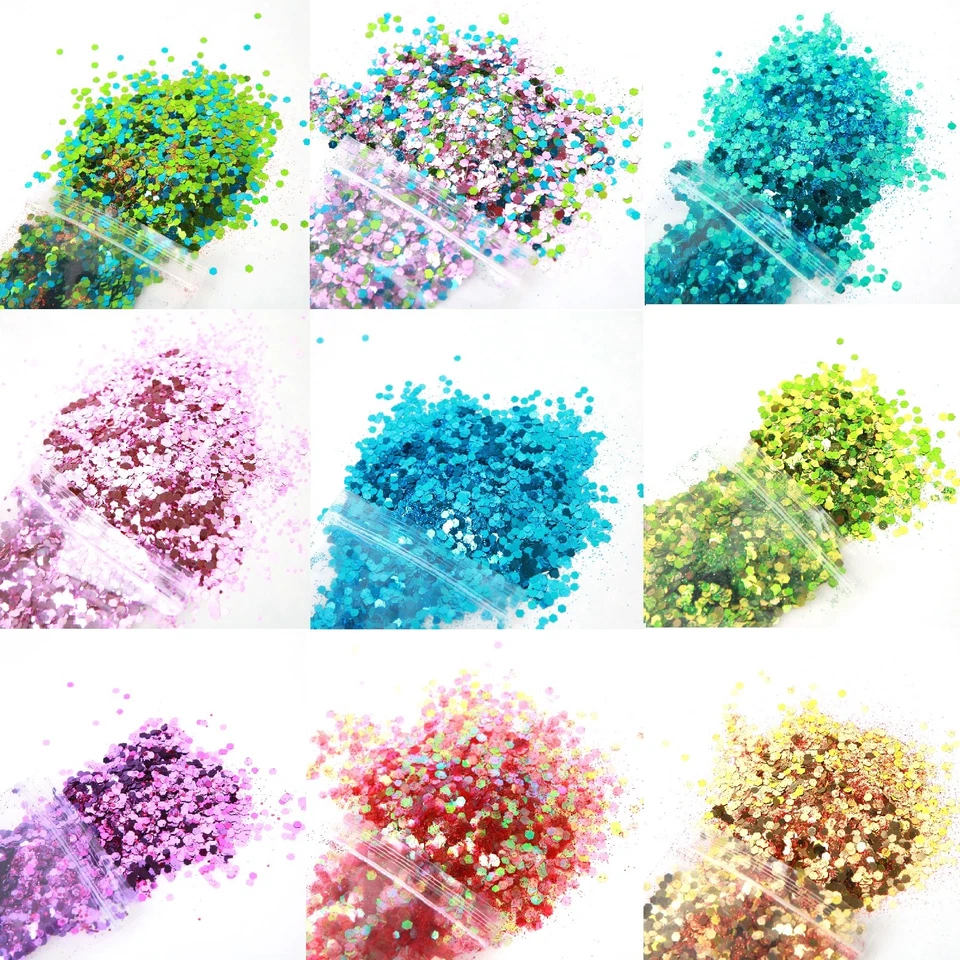 AKA-GLITTER CHUNKY MIXED GLITTER Festival Face Body Nail Eye Tattoo Cosmetic Makeup Hair