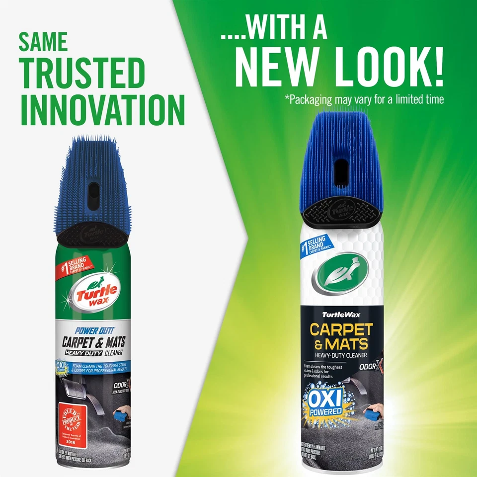 Turtle Wax Power Out! Carpet & Mats Cleaner & Odor Eliminator 18 Fl Oz 2-Pack - Imagem 3 de 3