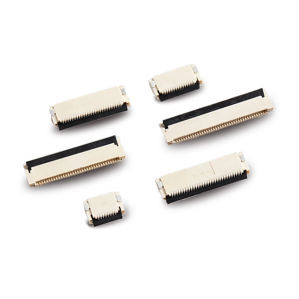 FFC/FPC Connector Flat Cable Socket 0.5MM 4-60 Pin Front Insert Back Flip Plug - Image 3 of 4