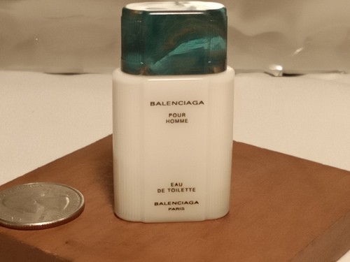 Vintage BALENCIAGA POUR HOMME "Miniature" Perfume Cologne EDT 0.13 oz/ 4 ml NIB - Picture 4 of 5