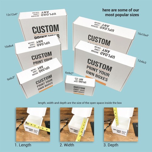 Lebendige individuelle Versandkartons (Packung mit 25 Kartons) - Bild 11 von 52