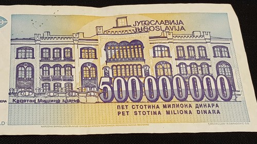 3 Yugoslavia Dinara AA 1993 Fabulous Paper Money Ungraded Circulated Banknotes - Picture 8 of 8