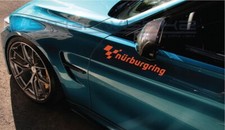 Nurburgring Decal Sticker Logo Checkered Pair
