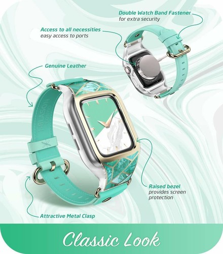 Apple Watch 6 / 5 / 4 / 3 / 2 / 1 i-Blason Cosmo Stylish Sporty Case+Strap Bands - Picture 4 of 19