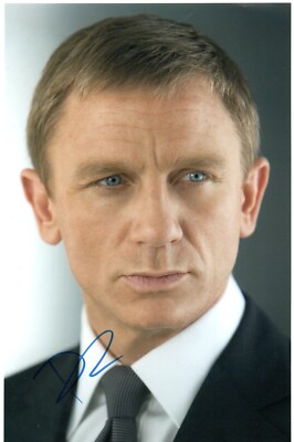 Genuine Hand Signed Daniel Craig Skyfall Photo 12 X 8 James Bond genuine-hand-signed-daniel-craig-skyfall-photo-12-x-8-james-bond