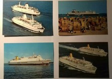 Ansichtskartenset Fährschiffe Skandinavien Finnjet 90 er Travemünde-Helsinki 
