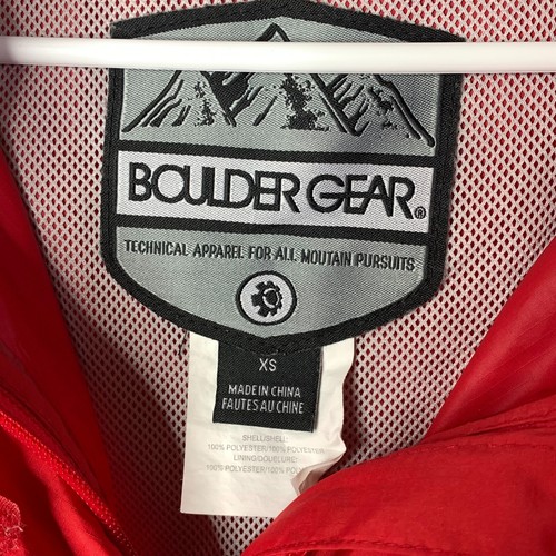 Boulder Gear Full Zip Hooded Windbreaker Rain Jacket Womens Size XS Hiking - Picture 3 of 3