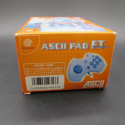 Dreamcast ASCII Pad FT Fighting Type Controller White Genuine Boxed with Manual - Picture 16 of 18