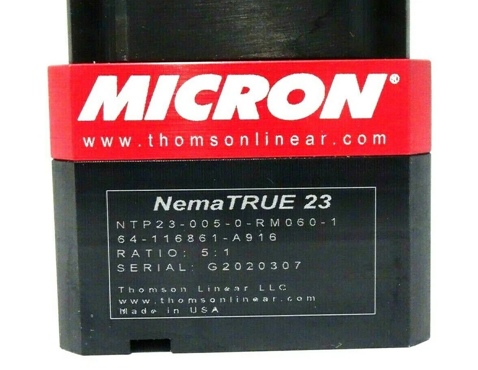 NEW THOMSON INDUSTRIES 64-116861-A916 GEARHEAD NTP23-005-0-RM060-1 64116861A916 - Image 3 of 3