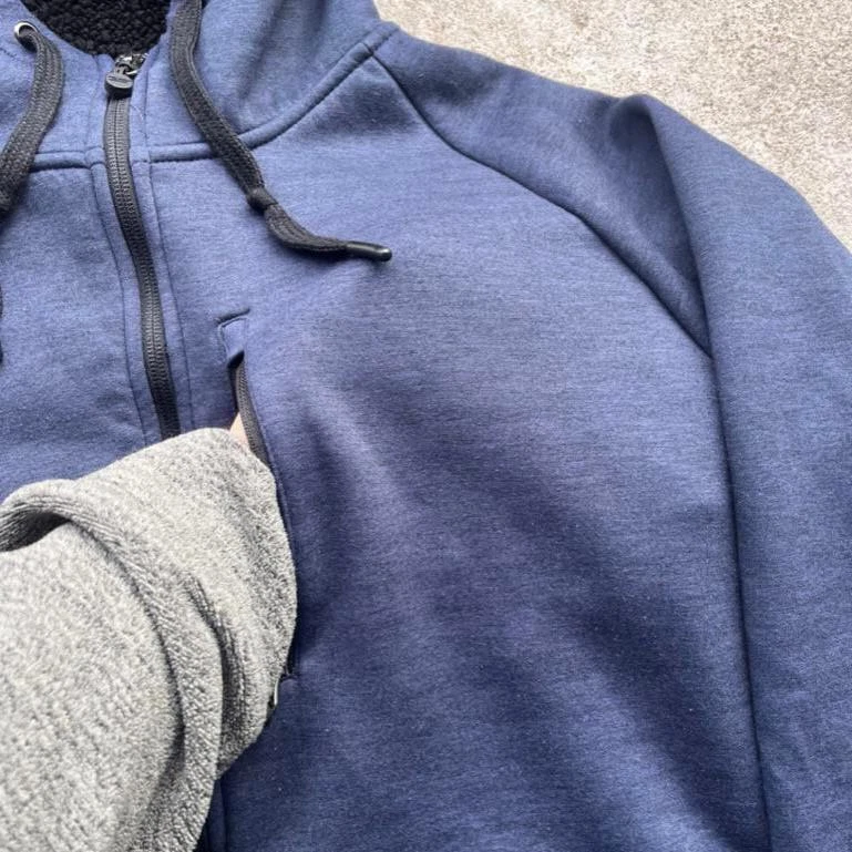 Sudadera con capucha con cremallera forrada de lana 32 Degrees Foto 3 de 4