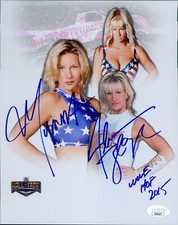 Alundra Blayze Madusa WWE WWF Wrestler Signed 8x10 Glossy Photo JSA Authentic