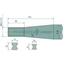 Zęby do hodowli z nakrętką stożkową nr V 18801, 99631014, 5048019623