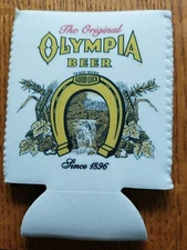 OLYMPIA BEER CAN/BOTTLE HOLDER KOOZIE! COOZIE CHECK IT OUT!