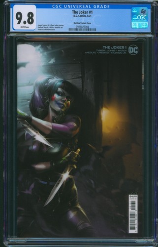 The Joker #1 DC Comics 5/21 Mattina Variant Cover CGC 9.8