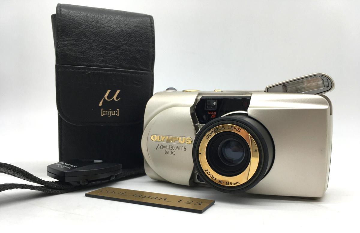 EXC+5] Olympus µ mju Zoom 115 Deluxe 35mm Point & Shoot Camera
