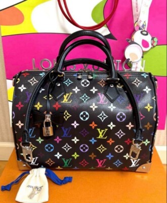 Louis Vuitton Takashi Murakami Speedy Bandouliere 30 Multicolor New No Tags JP