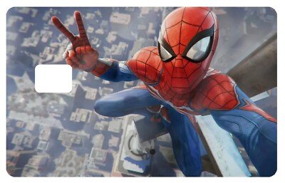 Spiderman Spider Man Selfie Credit Card Decal