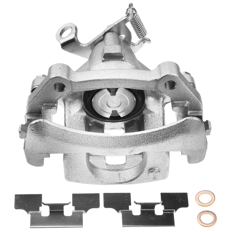 Pinza de freno trasera izquierda y derecha 2 piezas con soporte para Jaguar S-Type Lincoln LS Foto 3 de 4