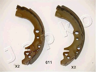 55611 JAPKO Brake Shoe Set for DAIHATSU