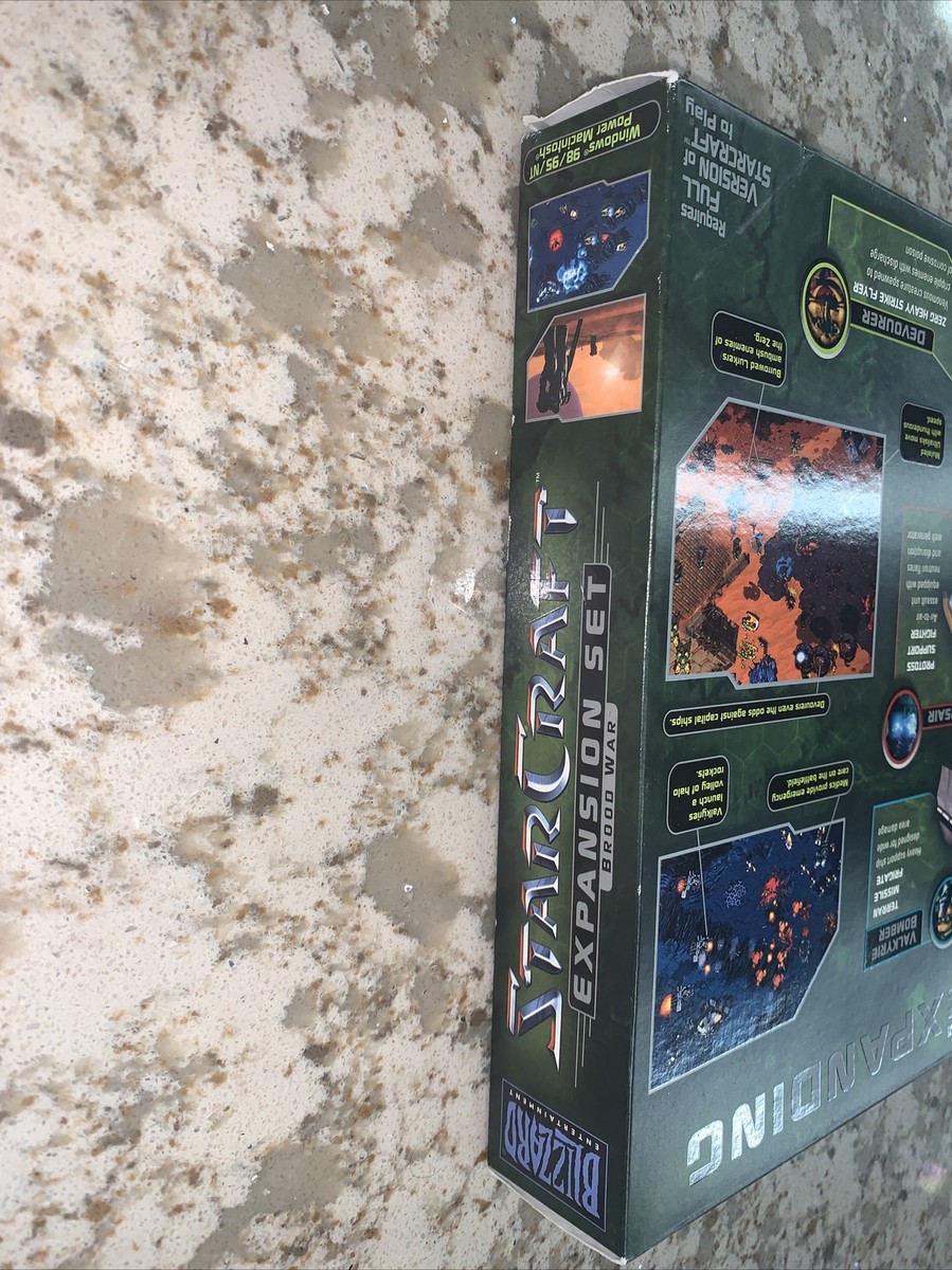 StarCraft Expansion Set: Brood War (PC, 1998) for sale online | eBay