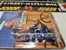 MCS bike BLUE ALLOY chainring BOLTS sprocket SPIDER 5ct GT SE CW Haro oldschool