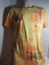 My Hero Academia MHA Bakugo T-shirt Tie Dye Orange Yellow Size Medium M Anime