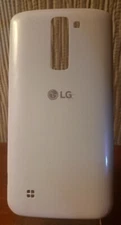 LG MS330 Smartphone Back Housing Replacement Part - White Phone Battery Cover