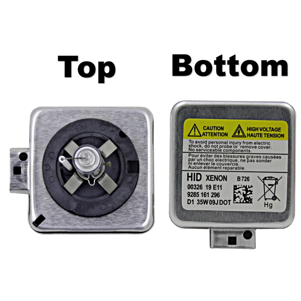 2 Piezas D1S 35W Xenón HID Bombillas 12000K Faro Para Coche Camión Foto 2 de 4