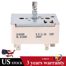 8" Range Control Infinite Switch FOR Whirlpool 3149400 AP6007668 WP3149400