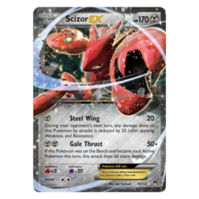 Pokemon Scizor EX 76/122 HOLO JUMBO | 1 CARD + PROTECTOR | eBay