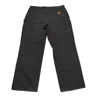 Carhartt B11 Duck Dungaree Black Midnight Canvas Work Pants MENS