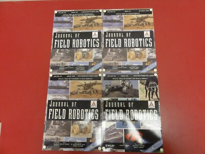 Journal of Field Robotics Lot of 4 2007/2008 Ed. Sanjiv Singh Wiley Interscience