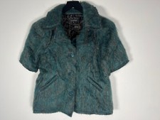 Rare Cotélac Alpaca / Wool / Mohair Short Sleeve Jacket - Size 0 ( Us Size 4)