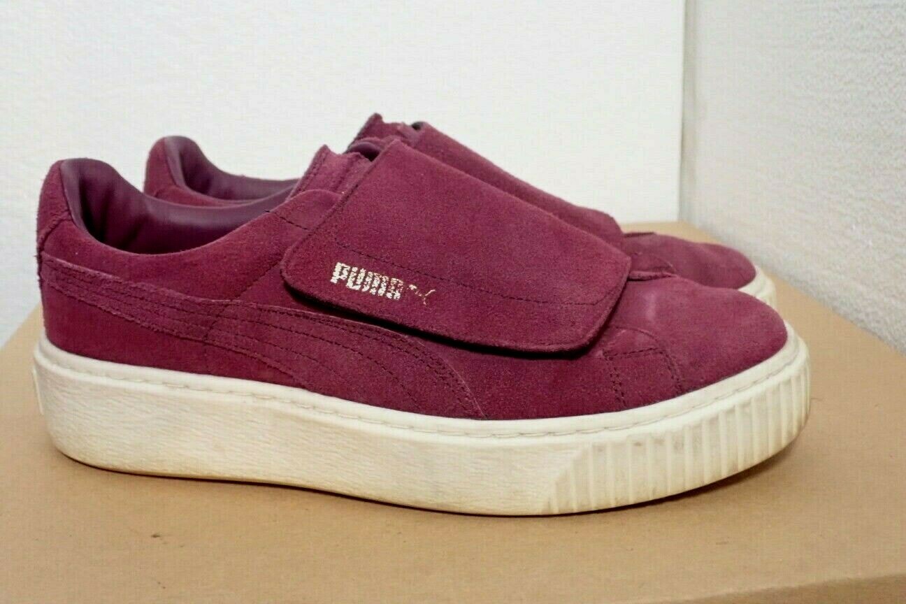 Puma Suede Platform Strap Deep Purple 
