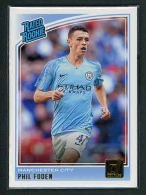 2018-19 PHIL FODEN PANINI DONRUSS RATED ROOKIE RC #179