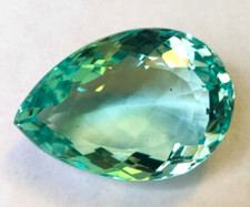 AAA Large Aquamarine 83.75 Ct. Pear Cut Faceted Loose Gemstone Gift for Women