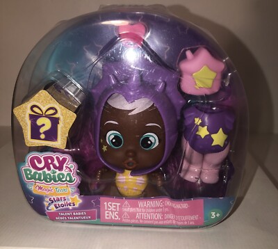 Cry Babies Magic Tears Talent Babies Phoebe Mini Doll w/ Accessories - New