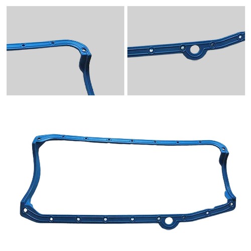 SBC Oil Pan Gasket Rubber Bluedy Fits For Pre79 Early Chevy 58-79 283 327 350 - Picture 3 of 10