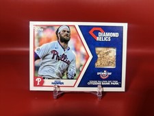 2022 Topps Opening Day Bryce Harper Diamond Relic dirt