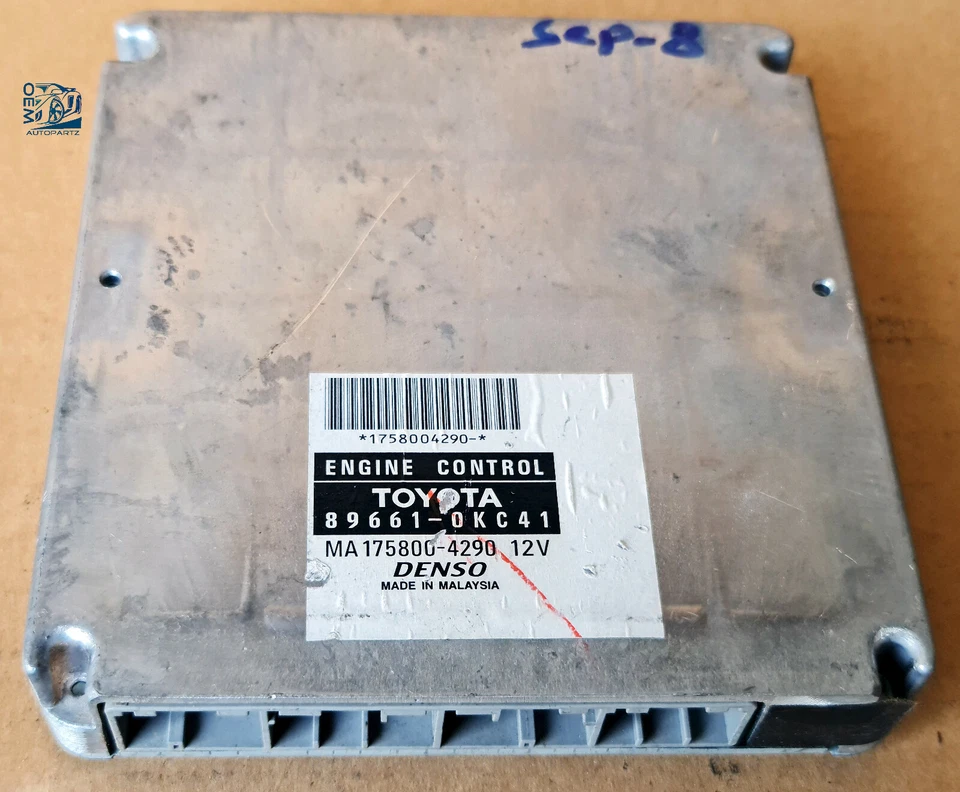 Toyota VIGO 89661-0KC41 engine computer unit Ecu Ecm oem jdm used 896610KC41 - Image 2 of 4