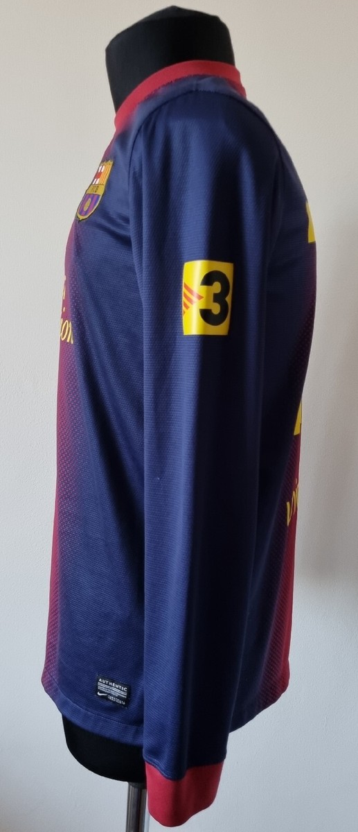 Barcelona 2012- 2013 Home football Nike long sleeve jersey #10