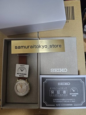 SEIKO Metronome Watch Standard Line Color Camel SMW003A New | eBay
