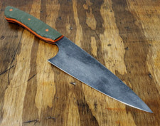 Handmade Kitchen Chef Knife 80crv2 Carbon Steel Made In USA