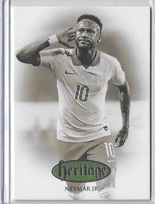 2021 Futera Unique World Football Neymar Jr Heritage Silver